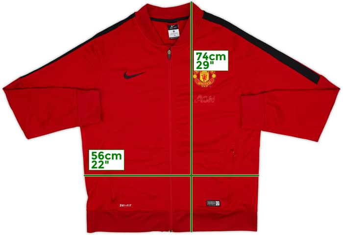 2014-15 Manchester United Nike Track Jacket - 5/10 - (XL)