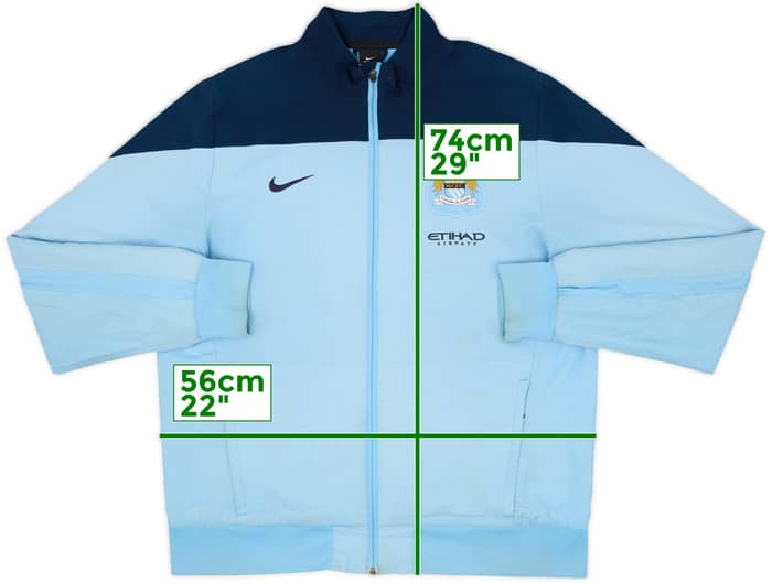 2013-14 Manchester City Nike Track Jacket - 3/10 - (L)