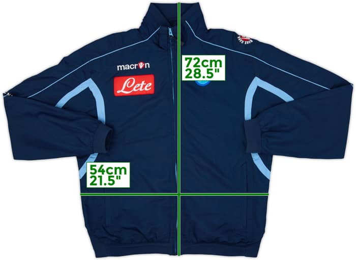 2010-11 Napoli Macron Track Jacket - 5/10 - (L)