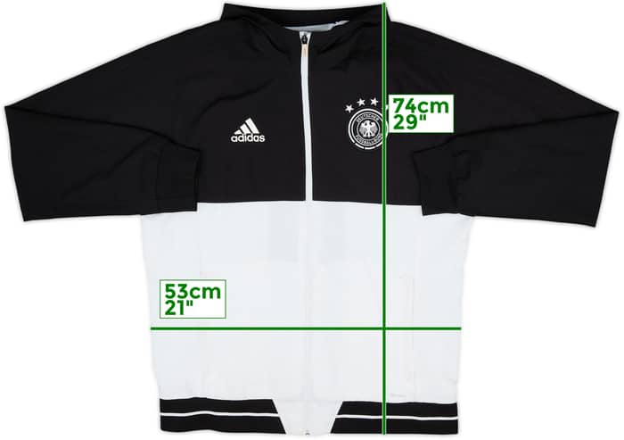 2016-17 Germany adidas Hooded Track Jacket - 8/10 - (L)