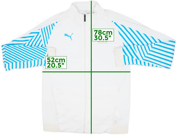 2018-19 Olympique Marseille Puma Track Jacket - 7/10 - (L)