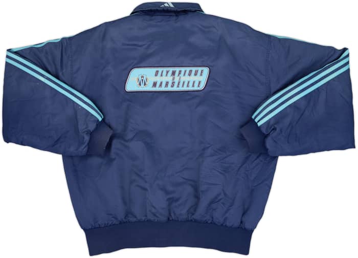 1998-99 Olympique Marseille adidas Padded Bomber Jacket - 5/10 - (L)