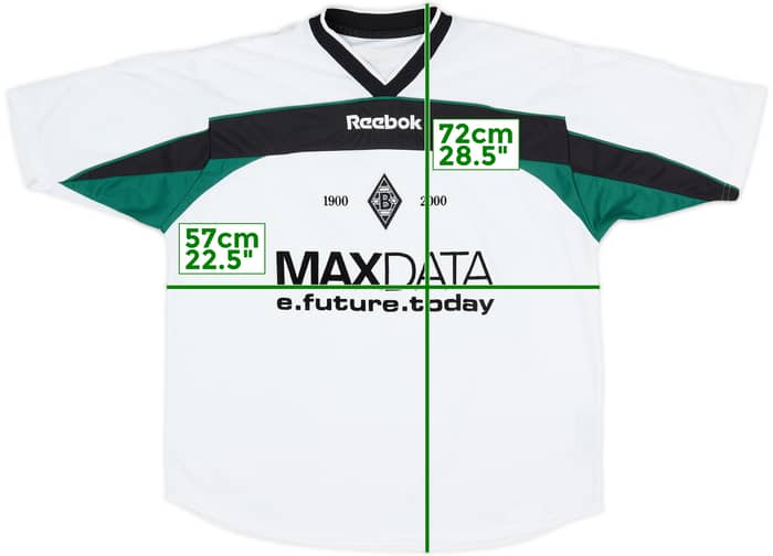 2000-02 Borussia Monchengladbach Home Shirt - 8/10 - (XL)