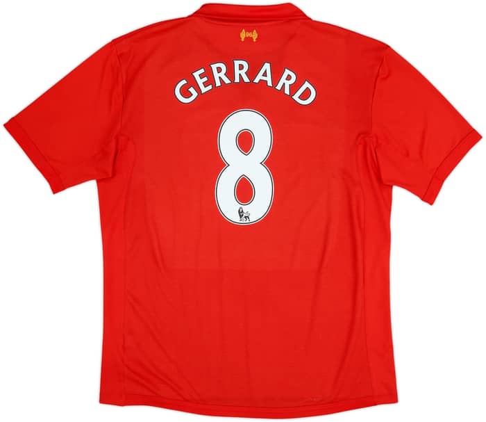 2012-13 Liverpool Home Shirt Gerrard #8 - 5/10 - (XXL)