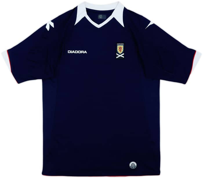 2008-09 Scotland Home Shirt - 8/10 - (XL.Boys)