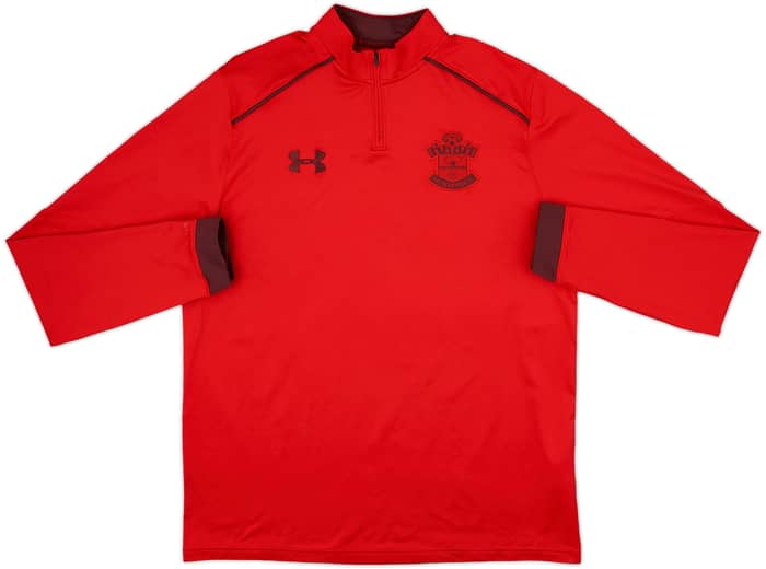 2017-18 Southampton Under Armour 1/4 Zip Training Top - 8/10 - (XL)