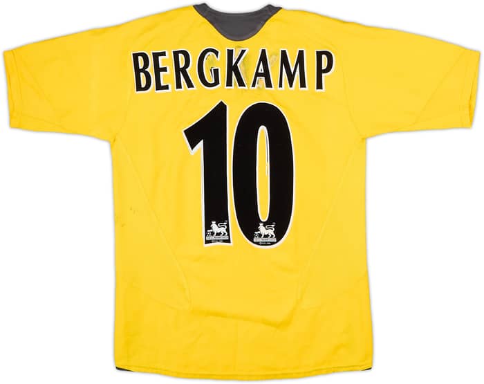 2005-06 Arsenal Away Shirt Bergkamp #10 - 5/10 - (M.Boys)