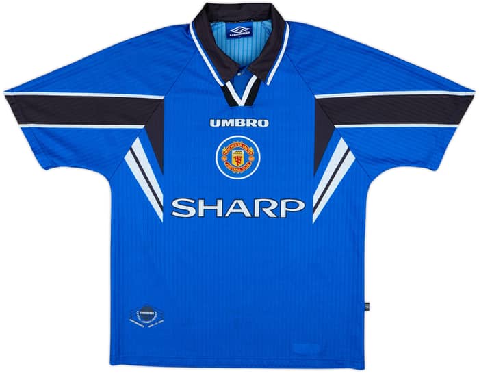 1996-98 Manchester United Third Shirt Beckham #10 - 8/10 - (M)