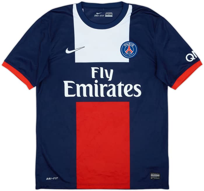 2013-14 Paris Saint-Germain Home Shirt Beckham #32 - 8/10 - (M)