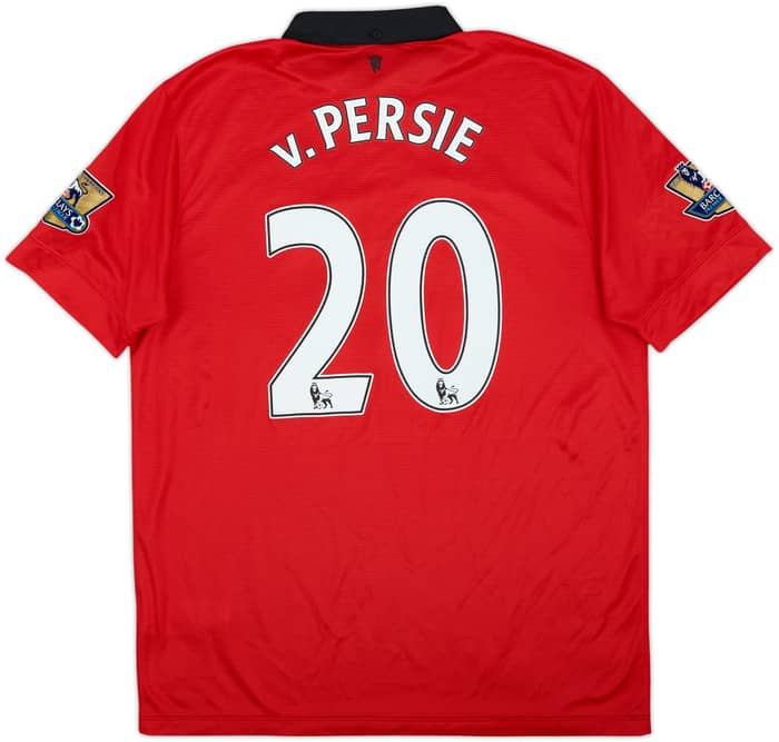 2013-14 Manchester United Home Shirt v. Persie #20 - 8/10 - (L)