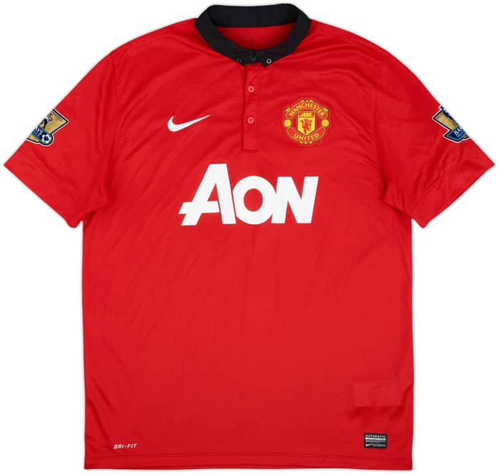 2013-14 Manchester United Home Shirt v. Persie #20 - 8/10 - (L)