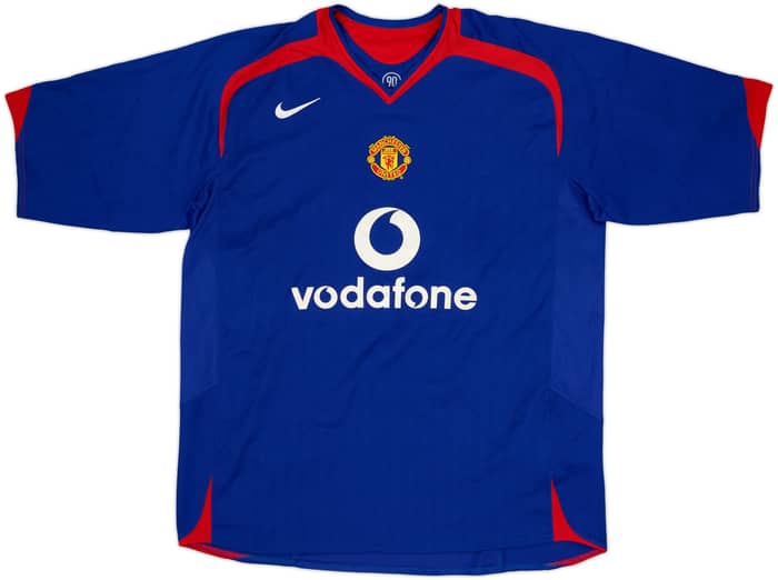 2005-06 Manchester United Away Shirt Heinze #4 - 7/10 - (XL)
