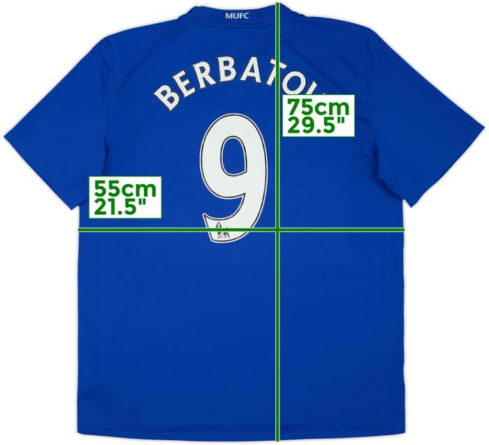 2008-09 Manchester United Third Shirt Berbatov #9 - 5/10 - (L)