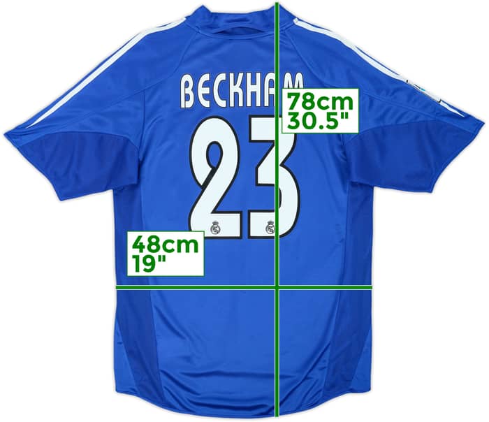 2004-05 Real Madrid Third Shirt Beckham #23 (S)