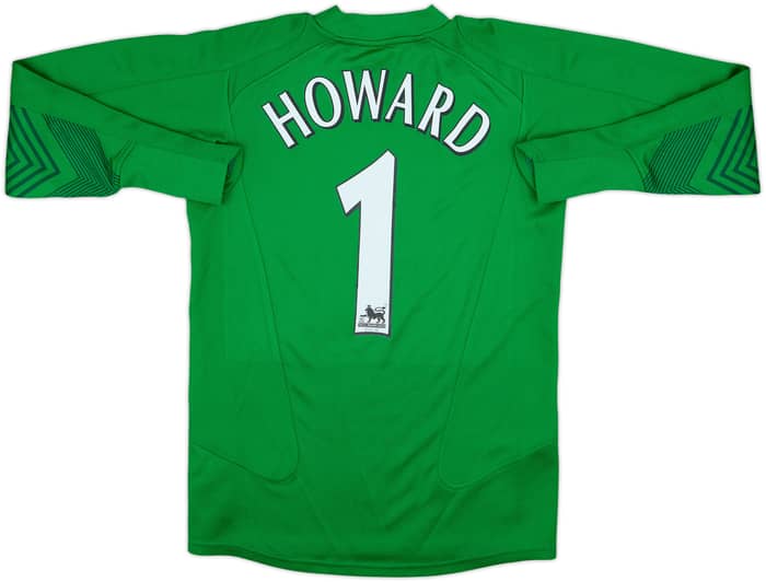2005-06 Manchester United GK Shirt Howard #1 - 7/10 - (L.Boys)