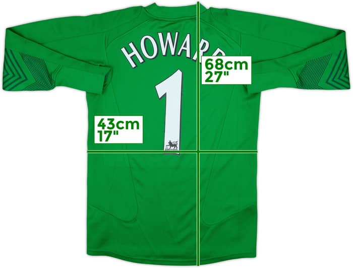 2005-06 Manchester United GK Shirt Howard #1 - 7/10 - (L.Boys)