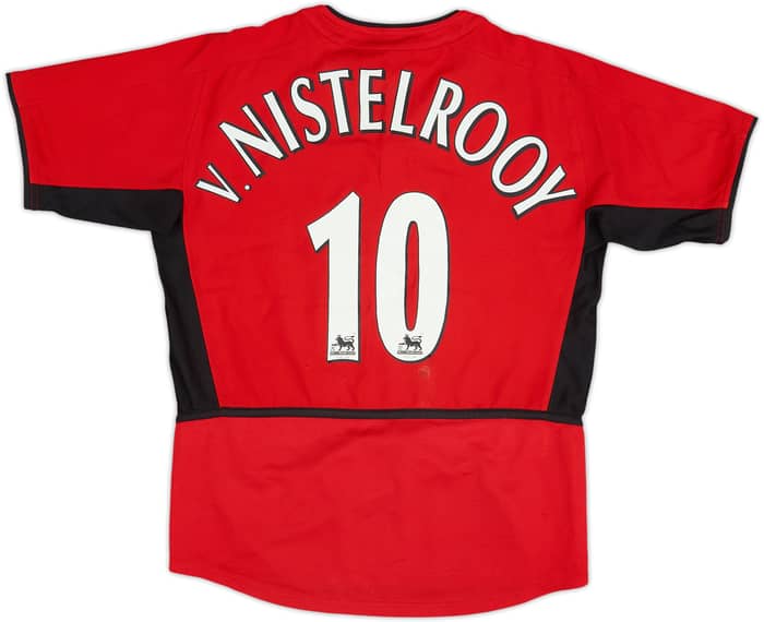 2002-04 Manchester United Home Shirt V.Nistelrooy #10 - 7/10 - (S.Boys)