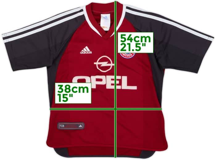 2001-02 Bayern Munich Home Shirt - 8/10 - (M.Boys)
