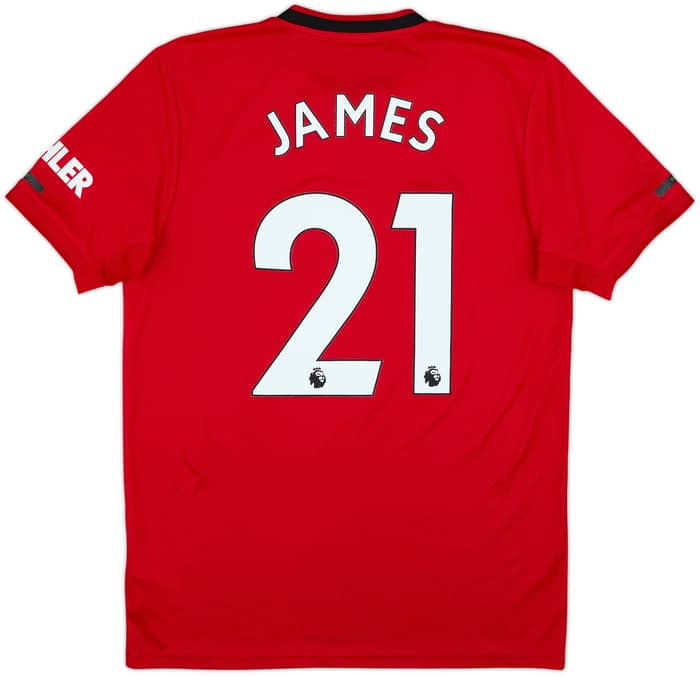 2019-20 Manchester United Home Shirt James #21 - 7/10 - (M)