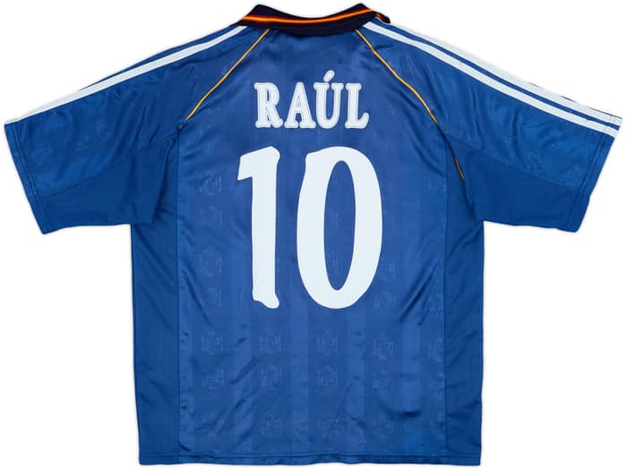 1999-00 Spain Away Shirt Raul #10 - 8/10 - (M)