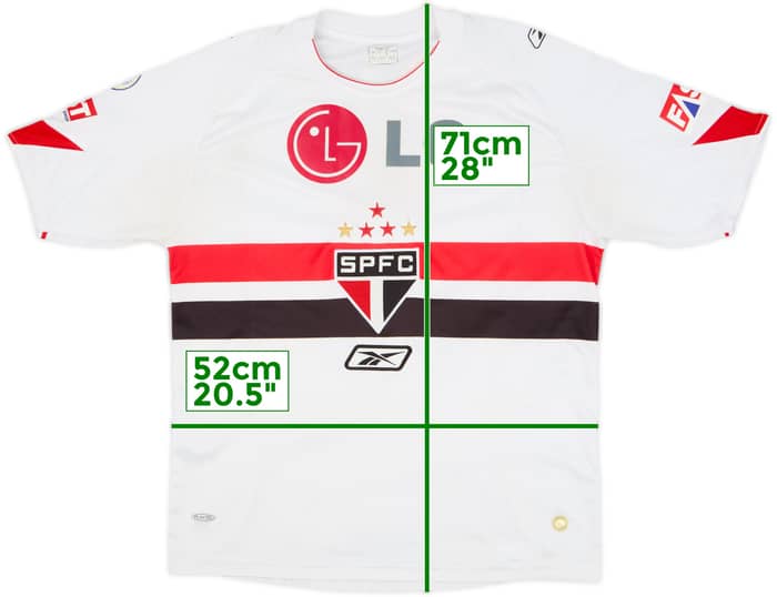 2007-08 Sao Paulo Home Shirt #11 - 6/10 - (L)