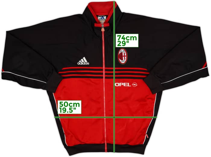 1998-99 AC Milan adidas Track Jacket - 8/10 - (M)