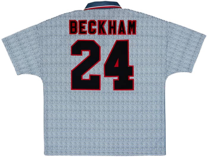1995-96 Manchester United Away Shirt Beckham #24 - 10/10 - (XL)