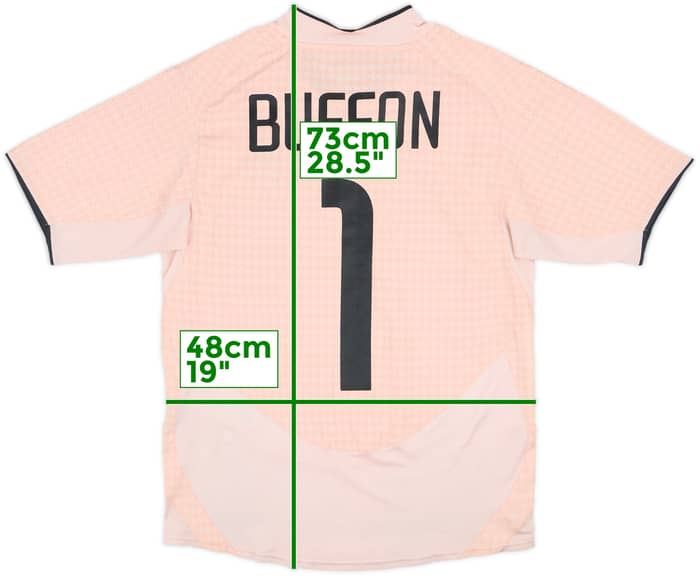 2003-04 Juventus Away/GK Shirt Buffon #1 - 7/10 - (S)