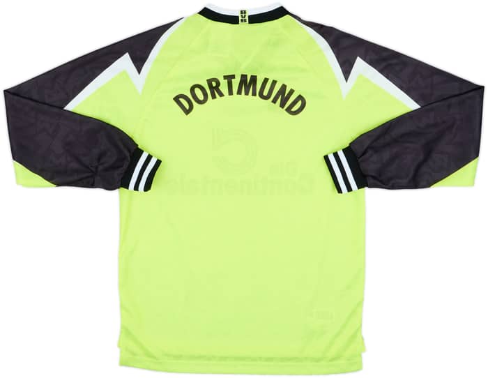 1995-96 Borussia Dortmund Home L/S Shirt - 10/10 - (XL.Boys)