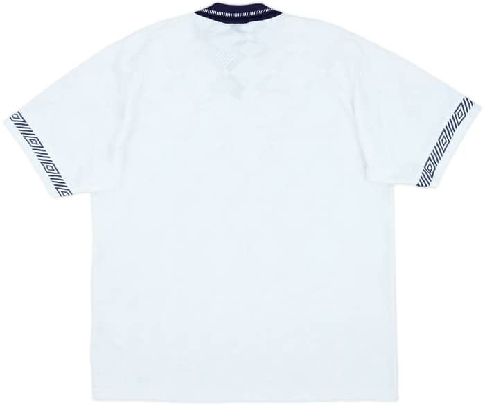 1990-92 England Home Shirt - 8/10 - (XL)