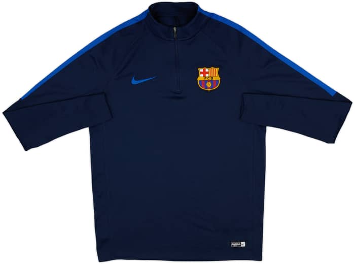 2016-17 Barcelona Nike 1/4 Zip Drill Top - 9/10 - (M)