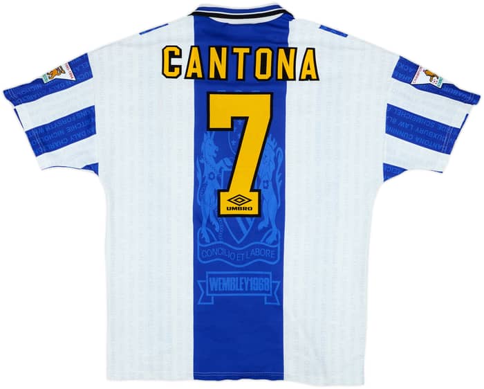 1994-96 Manchester United Third Shirt Cantona #7 - 8/10 - (L)