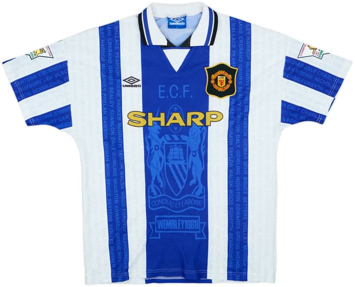 1994-96 Manchester United Third Shirt Cantona #7 - 8/10 - (L)