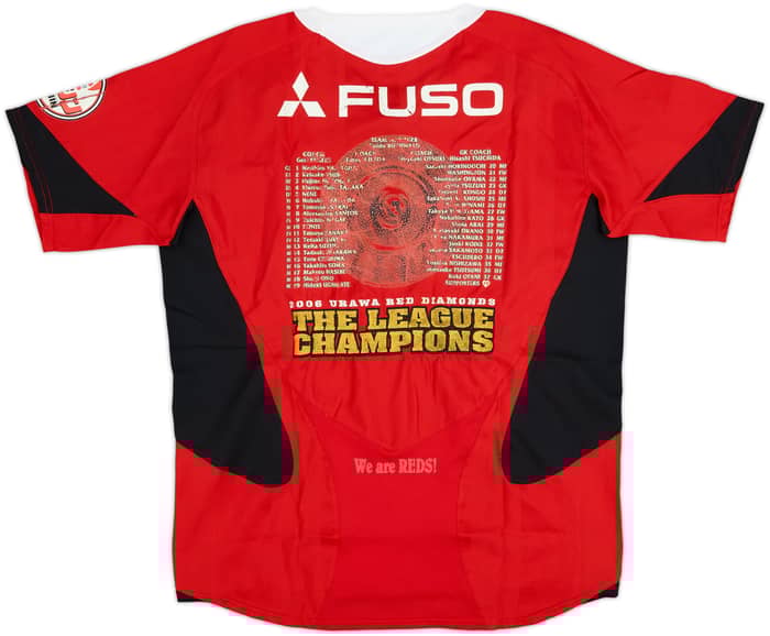 2006 Urawa Red Diamonds 'Champions' Home Shirt - 5/10 - (M)