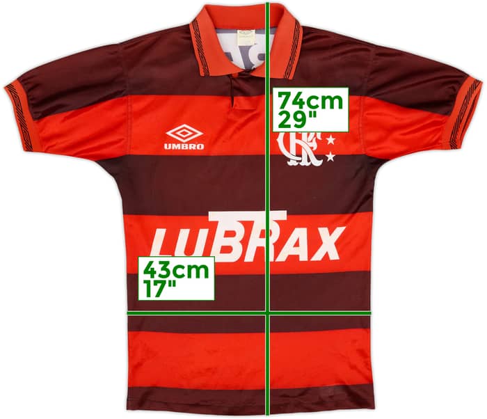 1992-93 Flamengo Home Shirt #10 - 5/10 - (S)