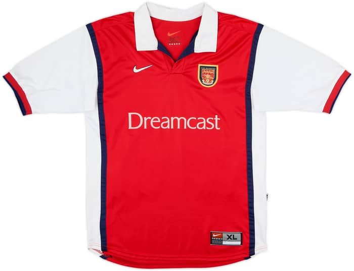 1999-00 Arsenal Home Shirt Henry #14 - 8/10 - (XL.Boys)