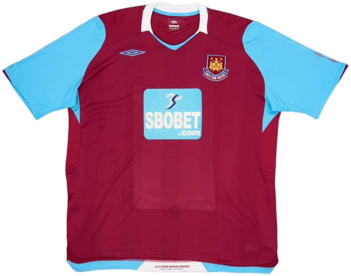 2008-09 West Ham Home Shirt Noble #16 - 6/10 - (XXL)