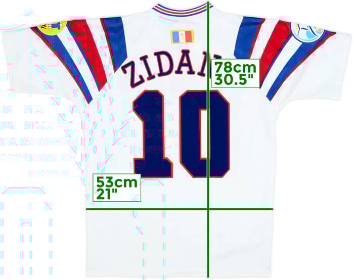 1998 France Away Shirt Zidane #10 - 9/10 - (M)