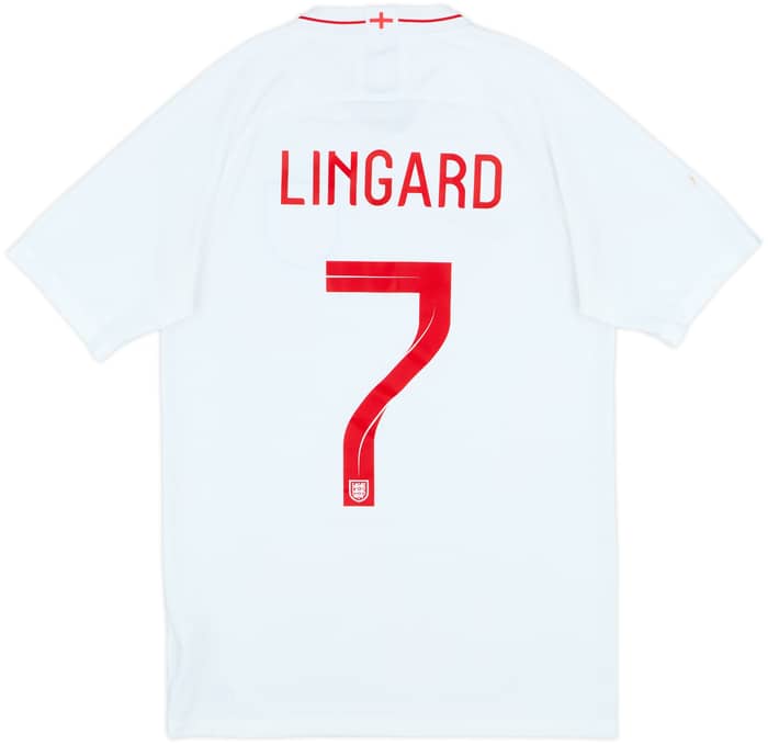 2018-19 England Home Shirt Lingard #7 - 9/10 - (S)