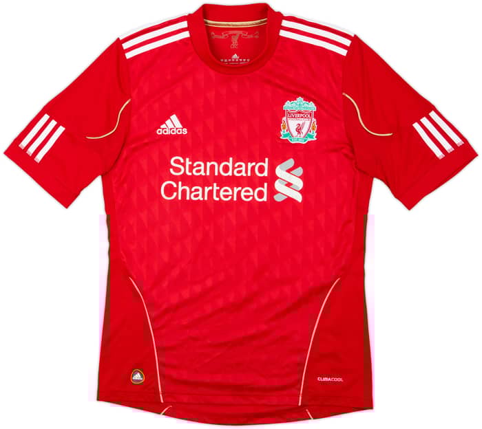 2010-12 Liverpool Home Shirt Gerrard #8 - 6/10 - (S)