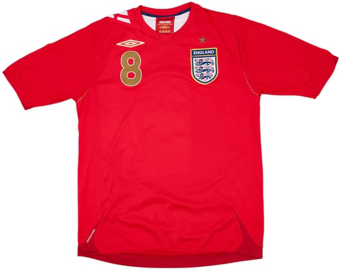 2006-08 England Away Shirt Lampard #8 - 6/10 - (M)