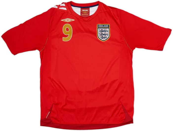 2006-08 England Away Shirt Rooney #9 - 5/10 - (L)