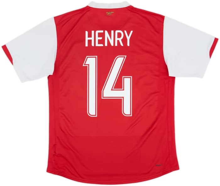 2006-08 Arsenal Home Shirt Henry #14 - 6/10 - (M)