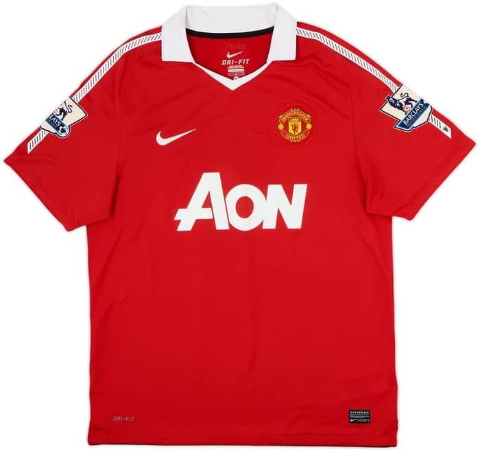 2010-11 Manchester United Home Shirt Chicharito #14 - 10/10 - (L)