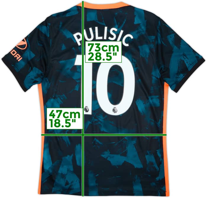 2021-22 Chelsea Third Shirt Pulisic #10 - 8/10 - (M)