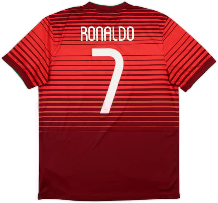 2014-15 Portugal Home Shirt Ronaldo #7 - 6/10 - (L)
