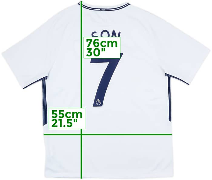 2017-18 Tottenham Home Shirt Son #7 - 10/10 - (L)