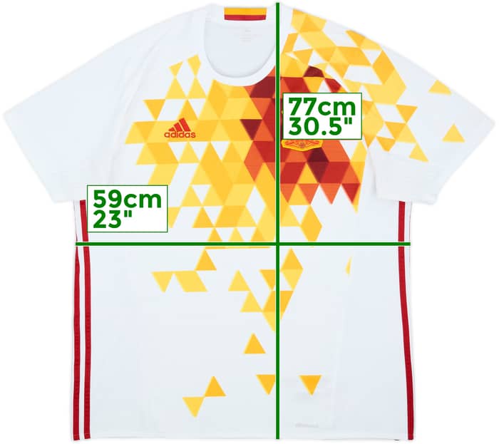 2016-17 Spain Away Shirt - 5/10 - (XL)