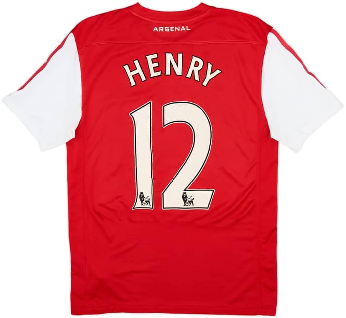 2011-12 Arsenal Home Shirt Henry #12 - 6/10 - (M)