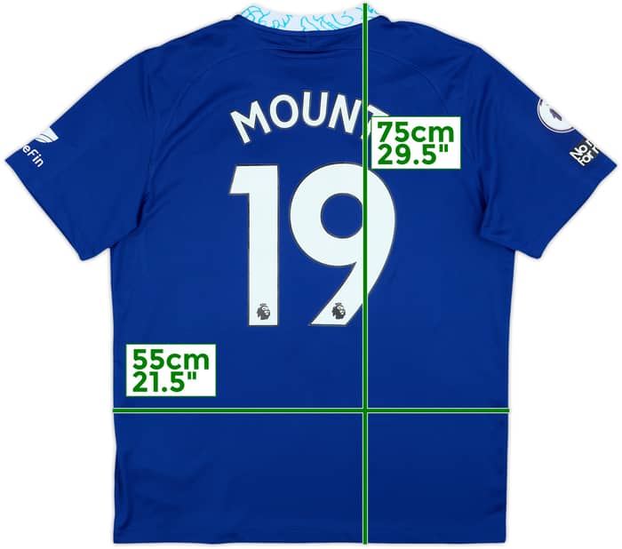2022-23 Chelsea Home Shirt Mount #19 - 9/10 - (L)